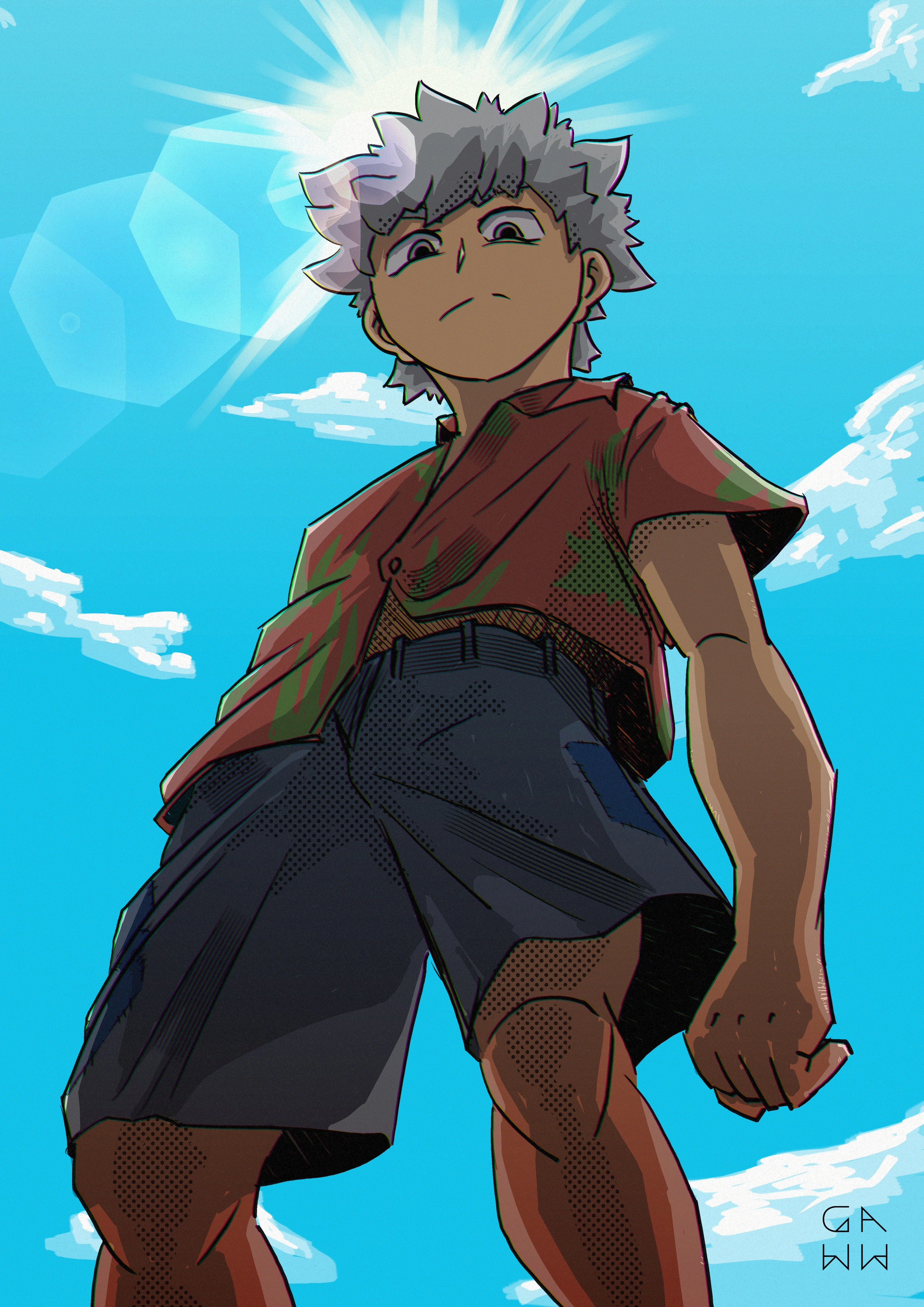 Mio concept art lineart